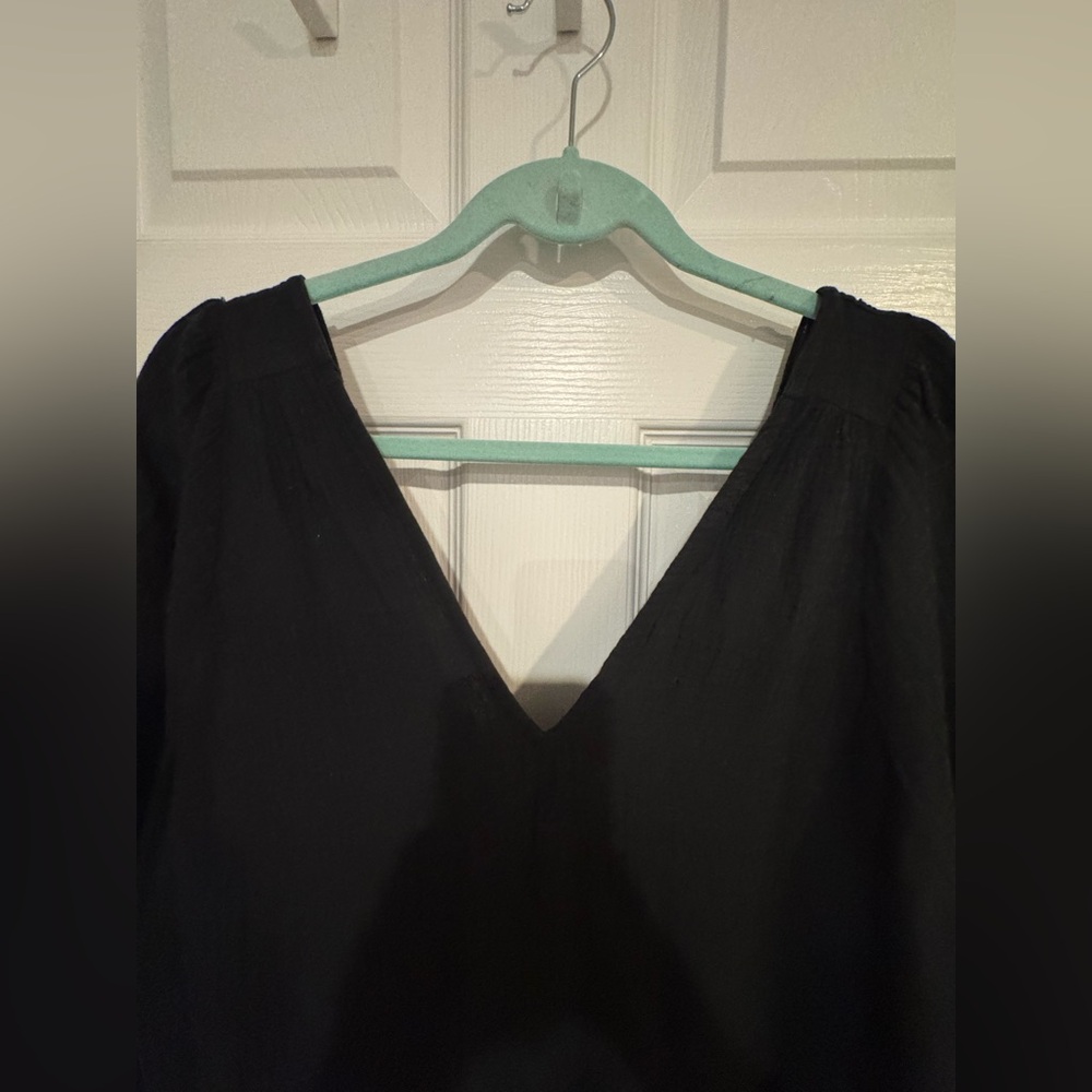 Madewell Lightspun V-neck Midi Dress - Picture 8 of 11